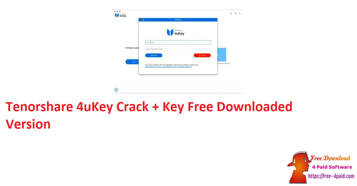 Tenorshare 4uKey Crack + Key Free Downloaded Version
