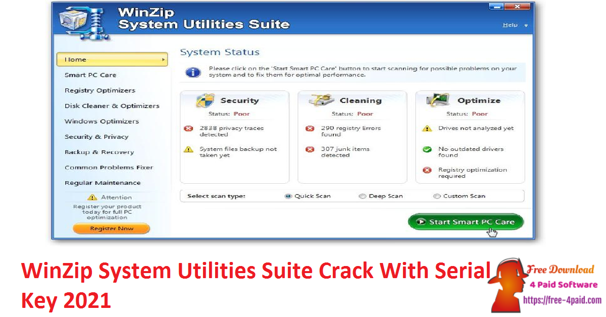 WinZip System Utilities Suite 3.19.1.6 instal the new for apple