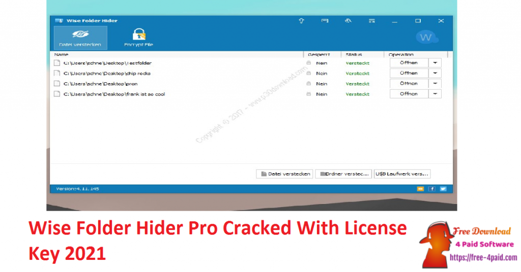 Wise Folder Hider Pro Cracked With License Key 2021