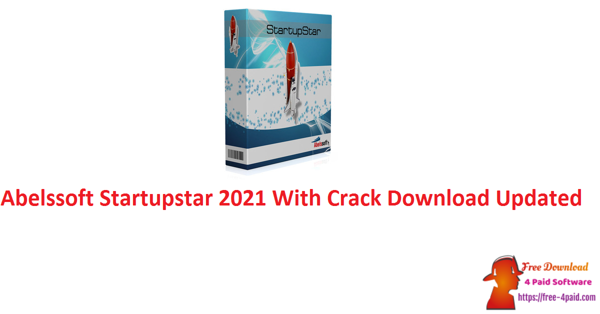 Abelssoft Startupstar 2021 With Crack Download Updated