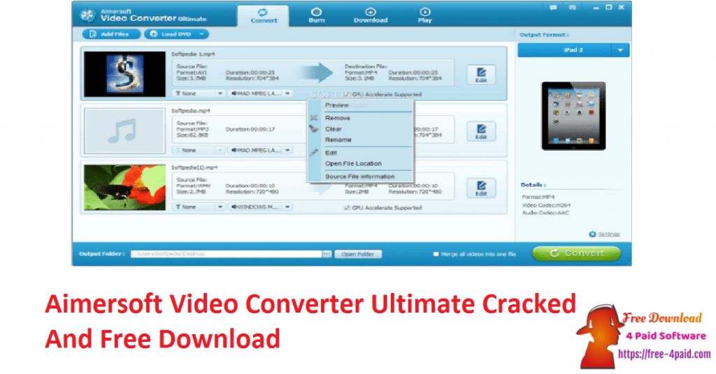 تحميل برنامج aimersoft video converter ultimate