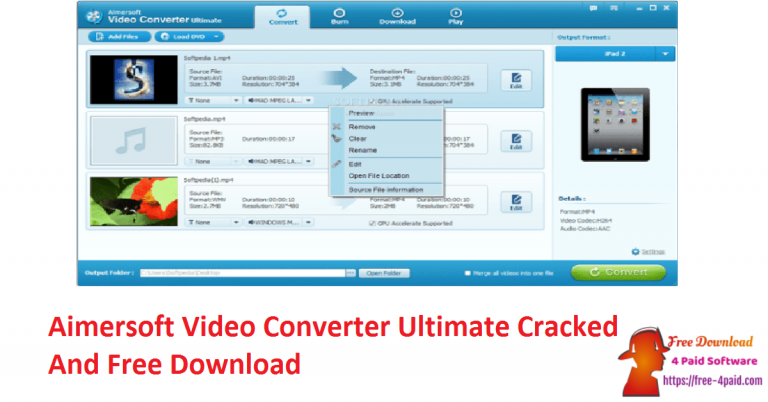 aimersoft video converter ultimate