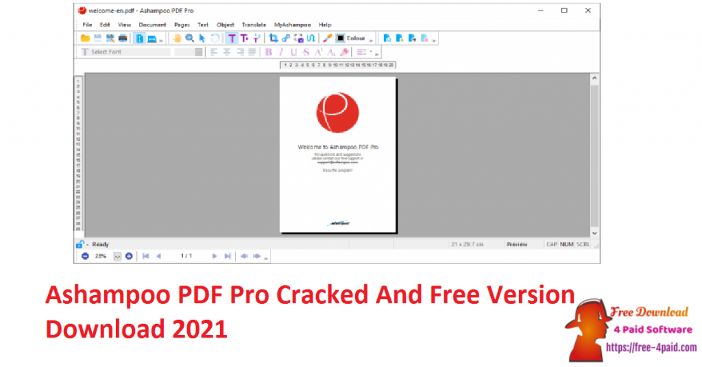 Ashampoo PDF Pro Cracked And Free Version Download 2021