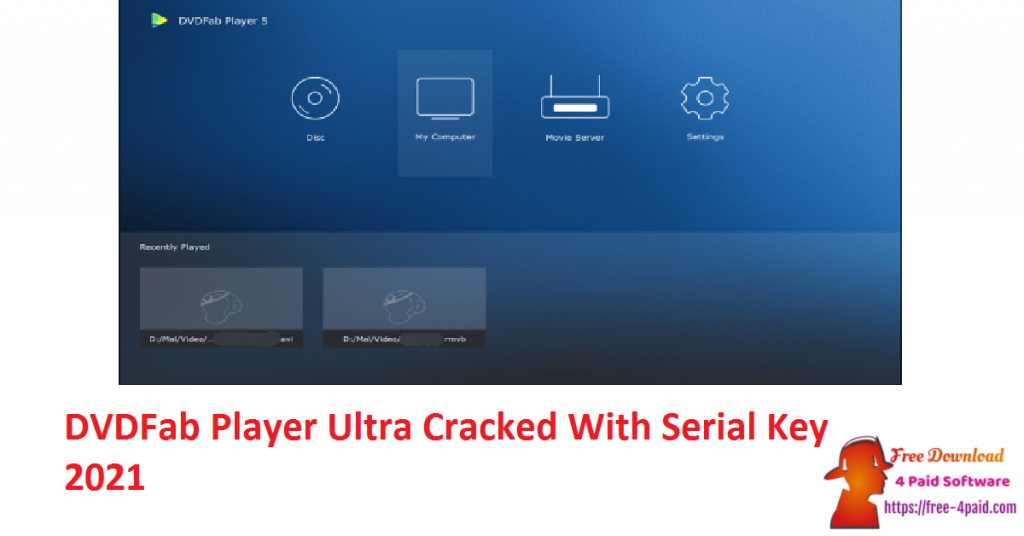 DVDFab Player Ultra Cracked With Serial Key 2021