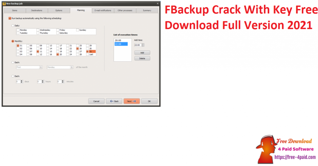 FBackup Crack With Key Free Download Full Version 2021