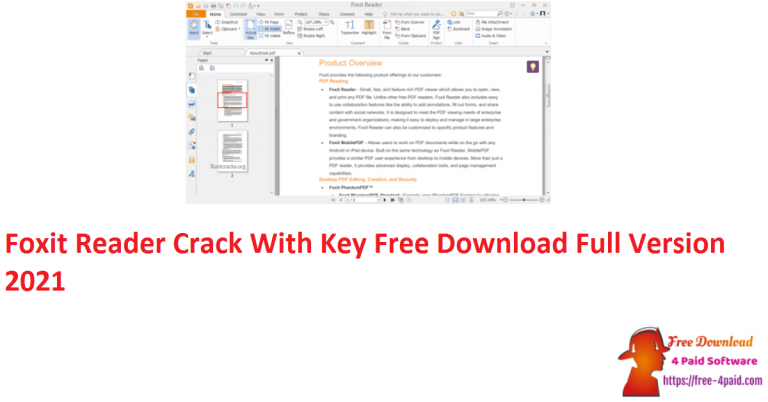 foxit reader free download with crack