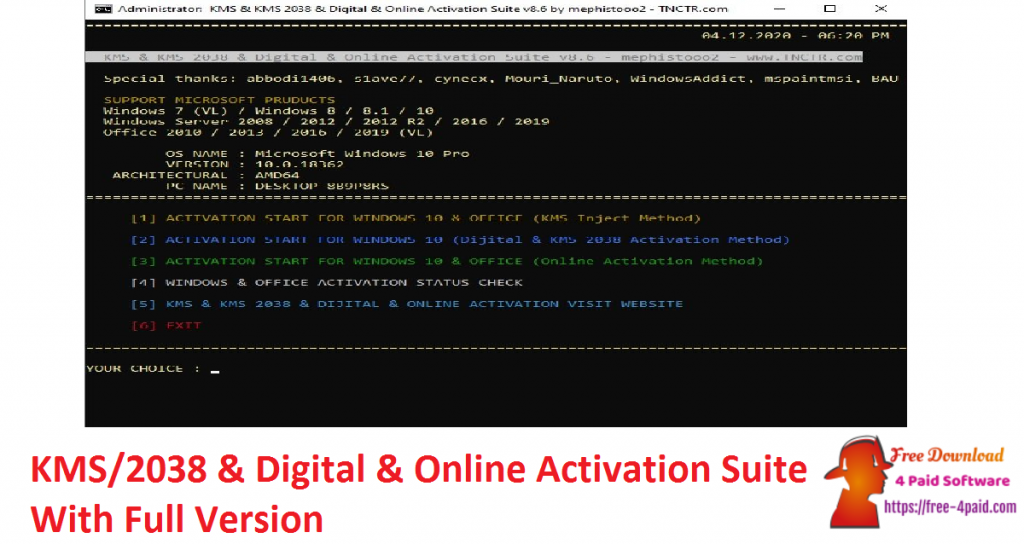 KMS/2038 & Digital & Online Activation Suite With Full Version