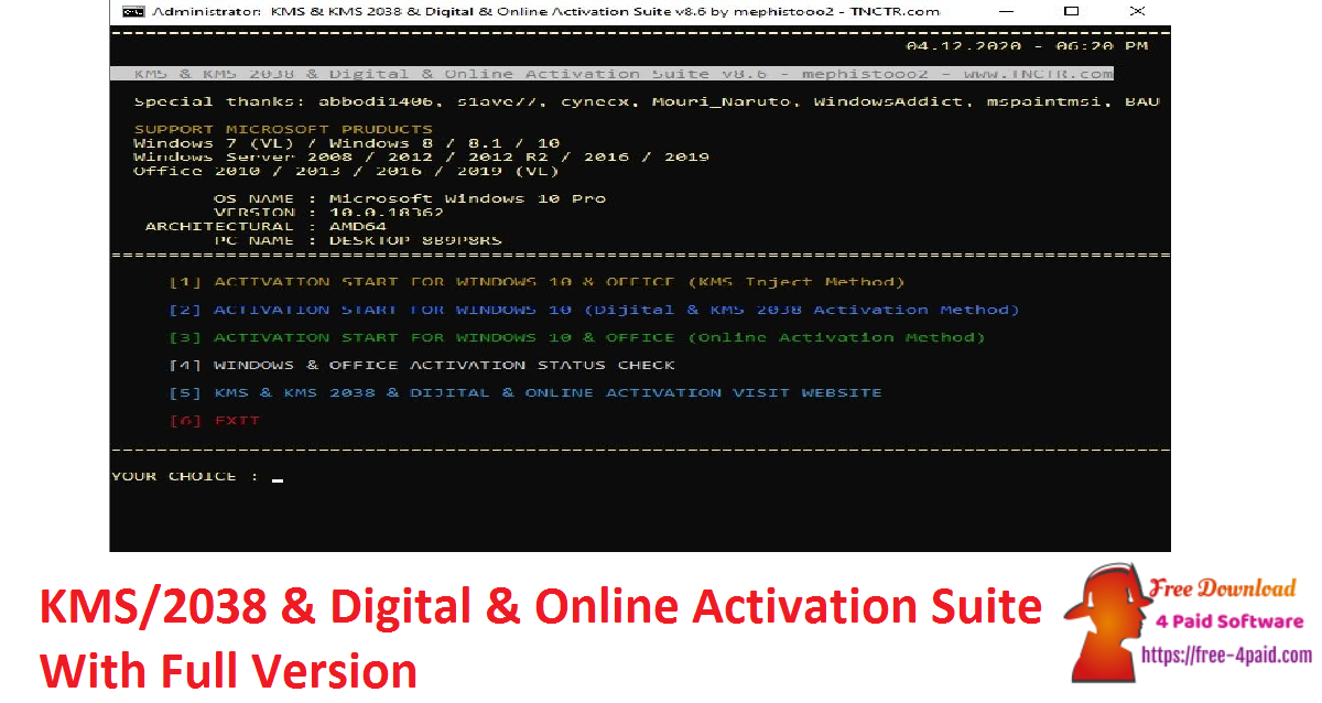 KMS & KMS 2038 & Digital & Online Activation Suite 9.8 instal the new for android