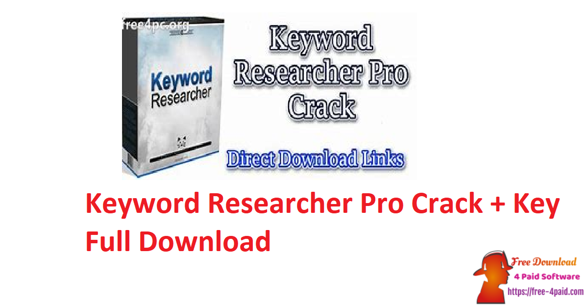 Keyword Researcher Pro Crack + Key Full Download