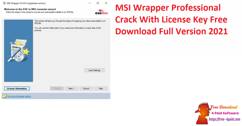 MSI Wrapper Professional Crack With License Key Free Download Full Version 2021