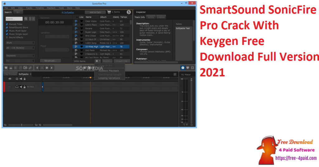 SmartSound SonicFire Pro Crack With Keygen Free Download Full Version 2021