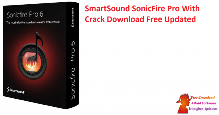 smartsound sonicfire pro 6