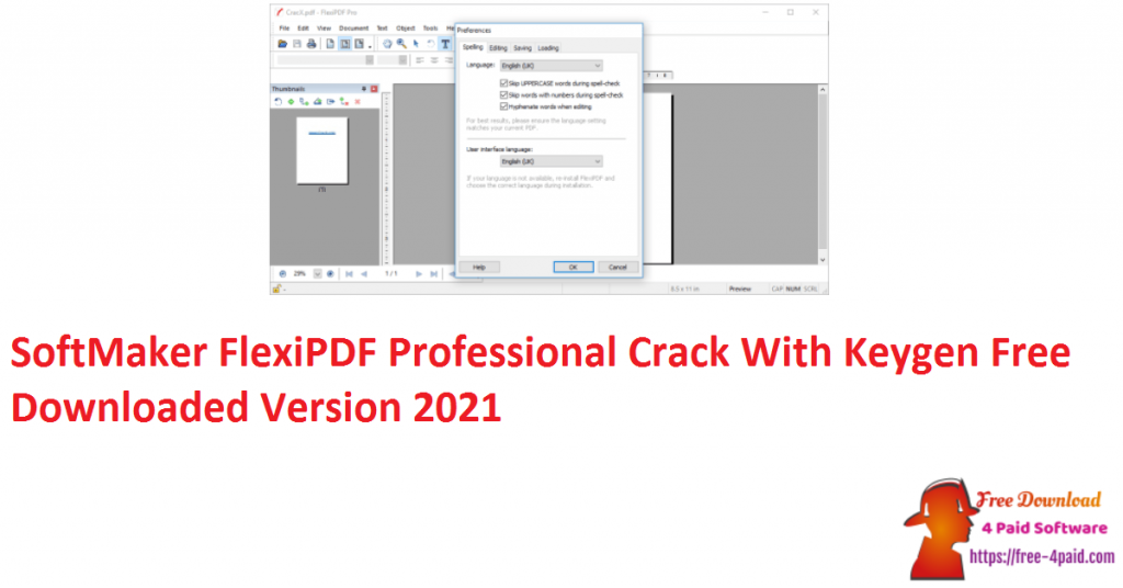 SoftMaker FlexiPDF Professional Crack With Keygen Free Downloaded Version 2021