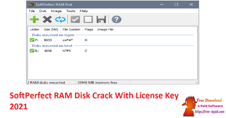 SoftPerfect RAM Disk 4.4.1 download the last version for windows