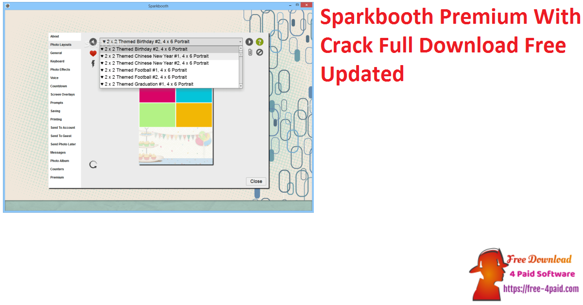 full screen pn sparkbooth