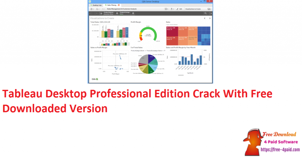 Tableau Desktop Professional Edition Crack With Free Downloaded Version