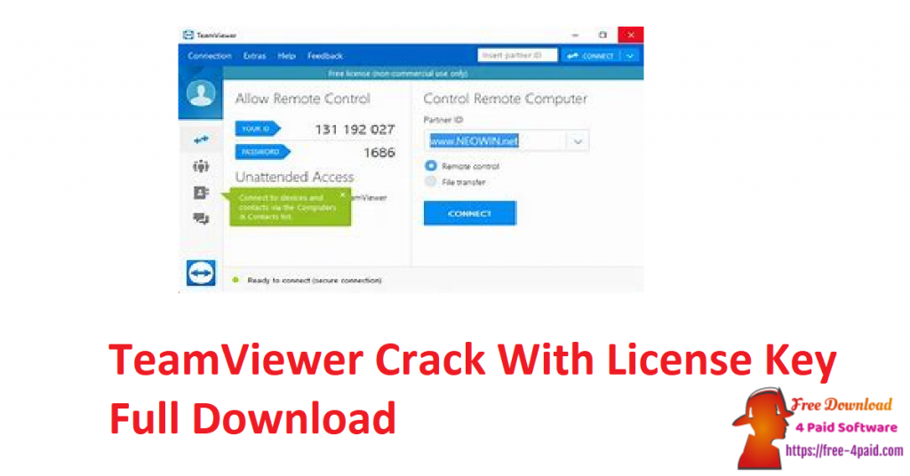 TeamViewer Crack With License Key Full Download