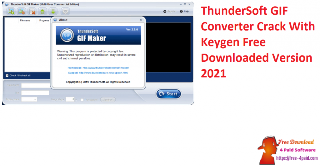 ThunderSoft GIF Converter Crack With Keygen Free Downloaded Version 2021