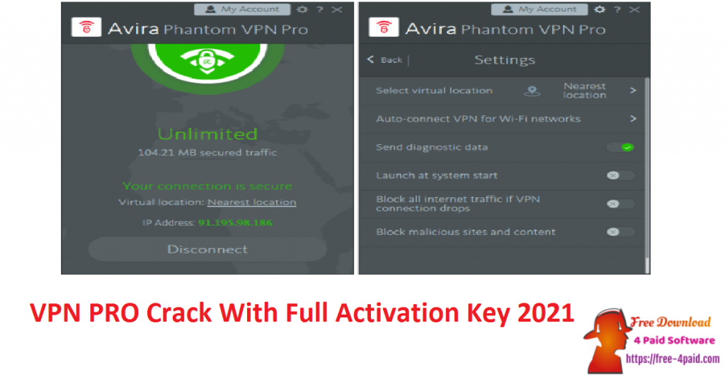 VPN PRO Crack With Full Activation Key 2021