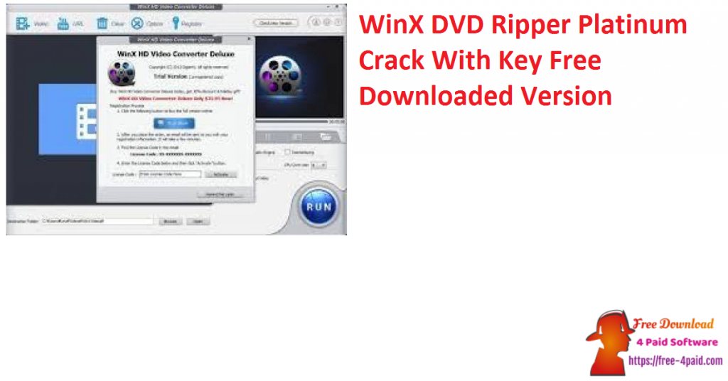 WinX DVD Ripper Platinum Crack With Key Free Downloaded Version
