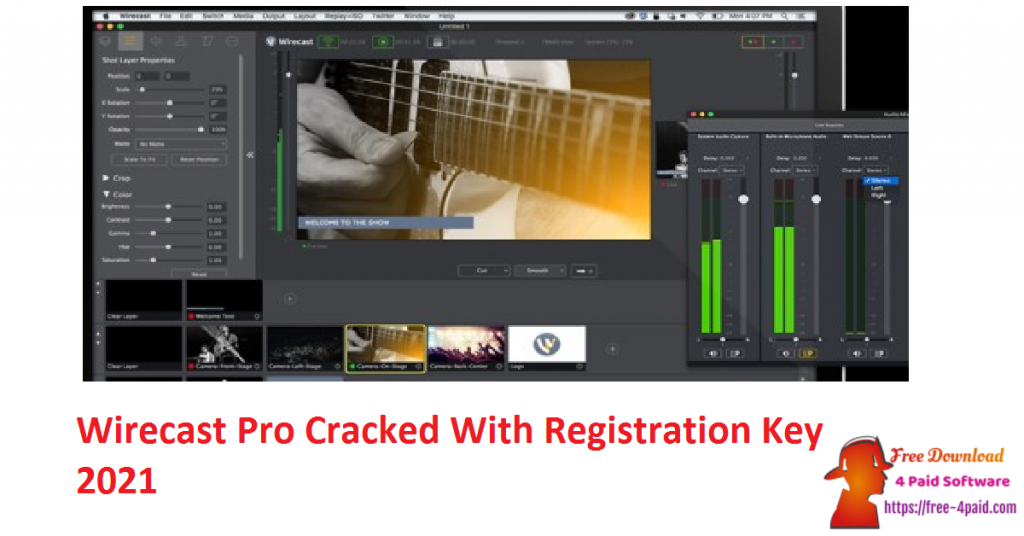 Wirecast Pro Cracked With Registration Key 2021