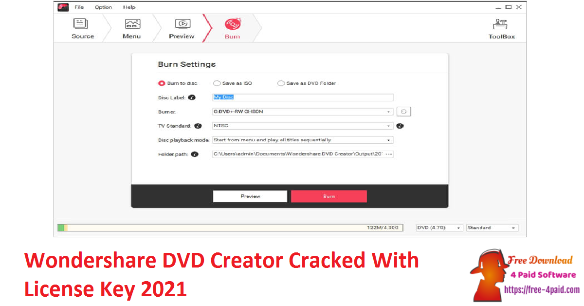 wondershare dvd creator 5.0 registration code