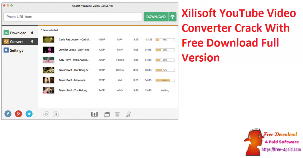 Xilisoft YouTube Video Converter Crack With Free Download Full Version