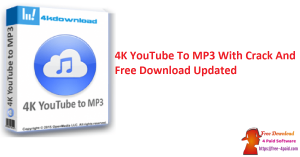 4K YouTube To MP3 With Crack And Free Download Updated