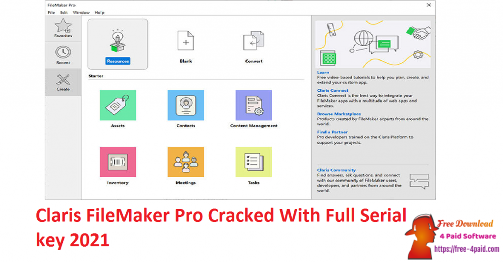 Claris FileMaker Pro Cracked With Full Serial key 2021