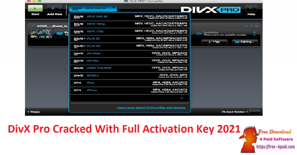 DivX Pro Cracked With Full Activation Key 2021