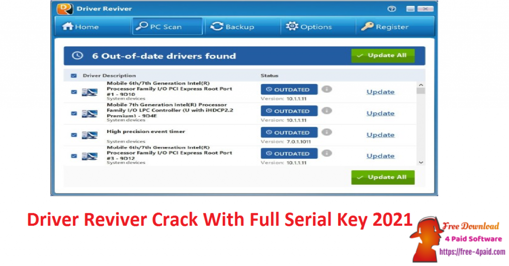 Driver Reviver Crack With Full Serial Key 2021