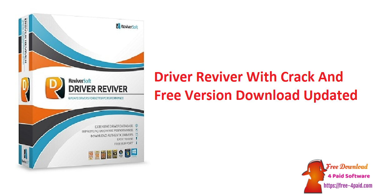 Driver Reviver With Crack And Free Version Download Updated