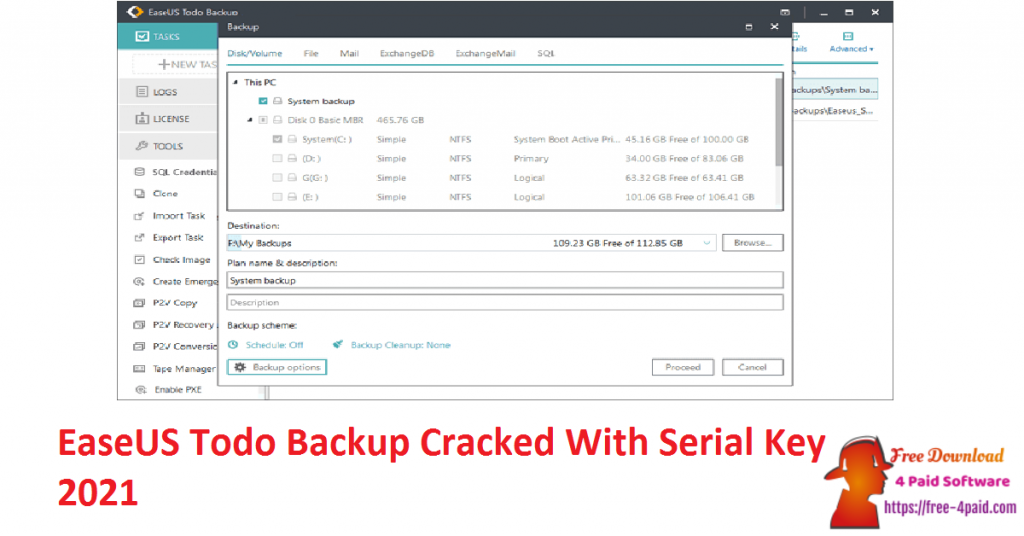EaseUS Todo Backup Cracked With Serial Key 2021