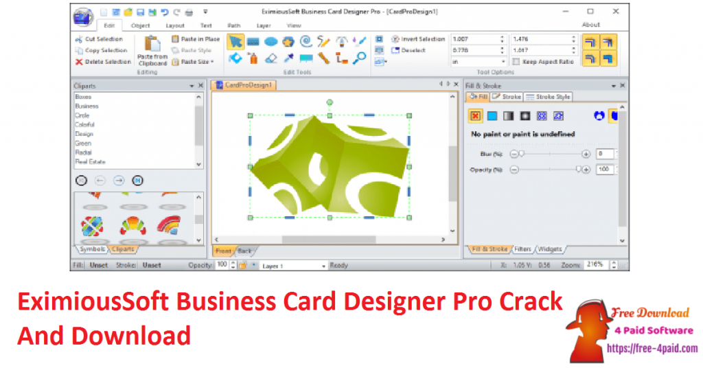 EximiousSoft Business Card Designer Pro Crack And Download