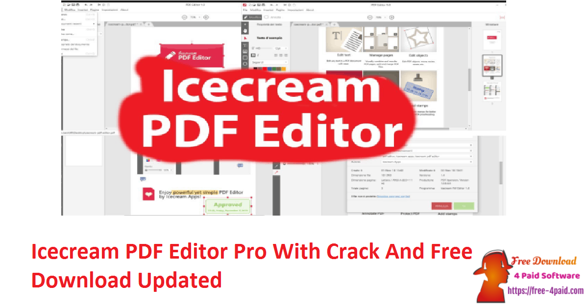 Icecream PDF Editor Pro With Crack And Free Download Updated