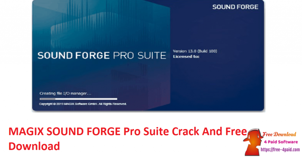 MAGIX SOUND FORGE Pro Suite Crack And Free Download