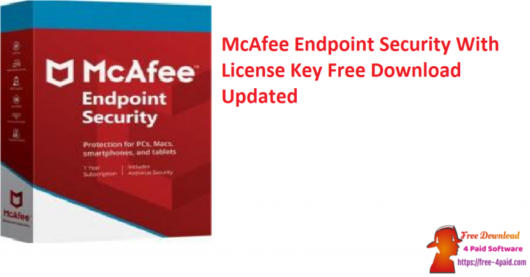 McAfee Endpoint Security 10.7.0.977.20 With License Key ...