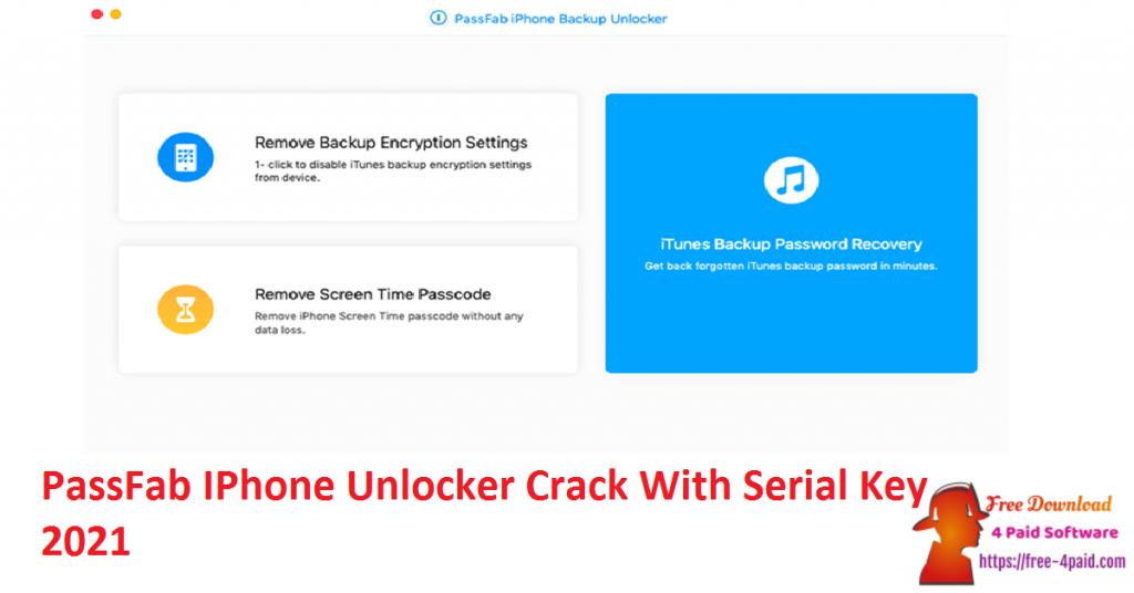 PassFab IPhone Unlocker Crack With Serial Key 2021