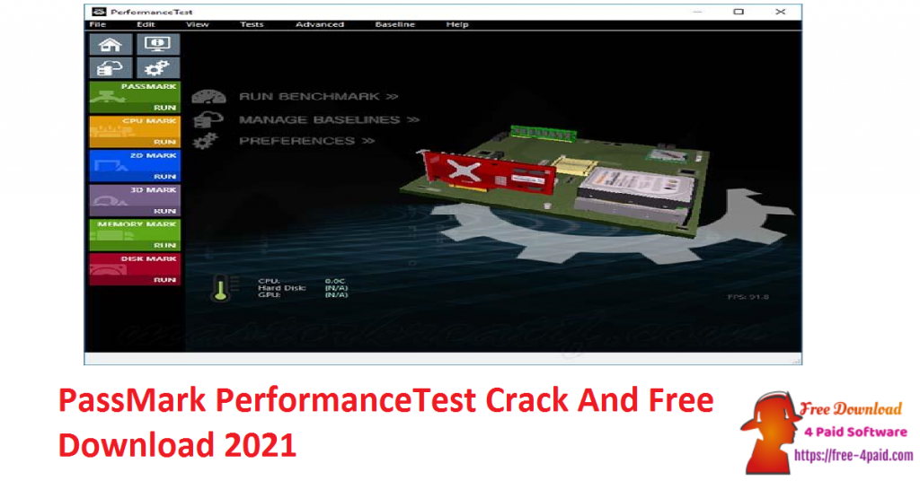 PassMark PerformanceTest Crack And Free Download 2021