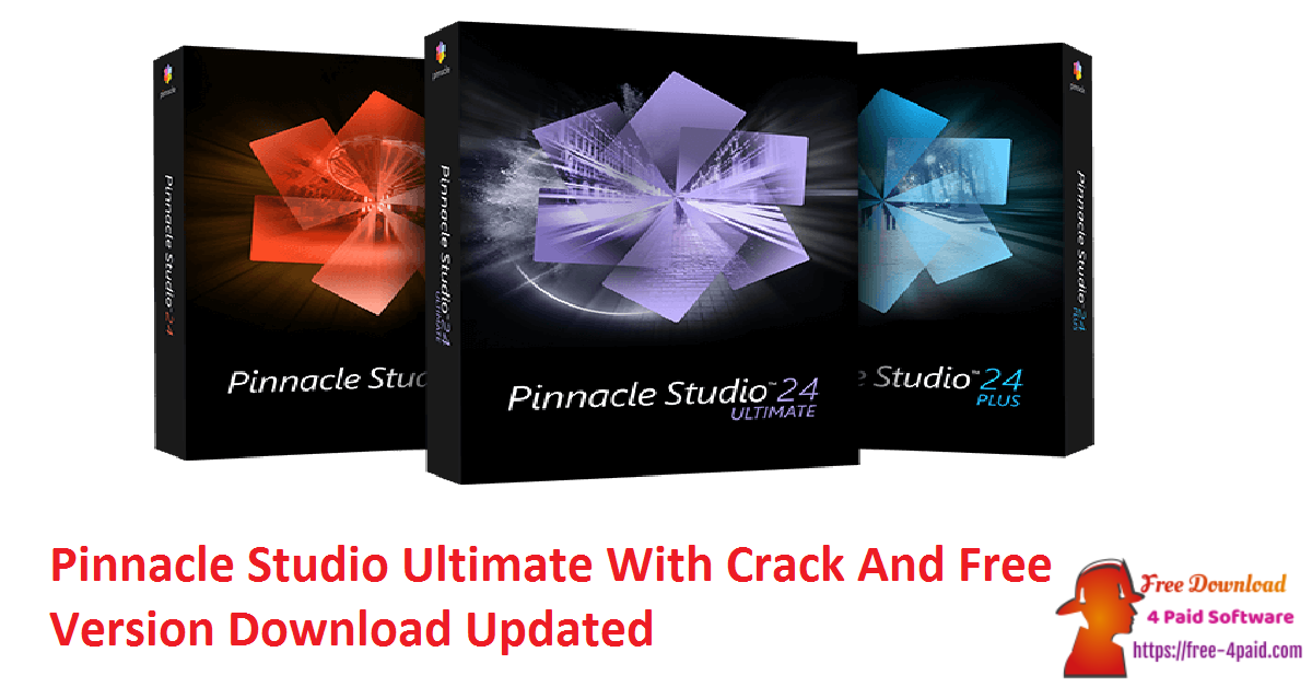 pinnacle studio software free download with crack
