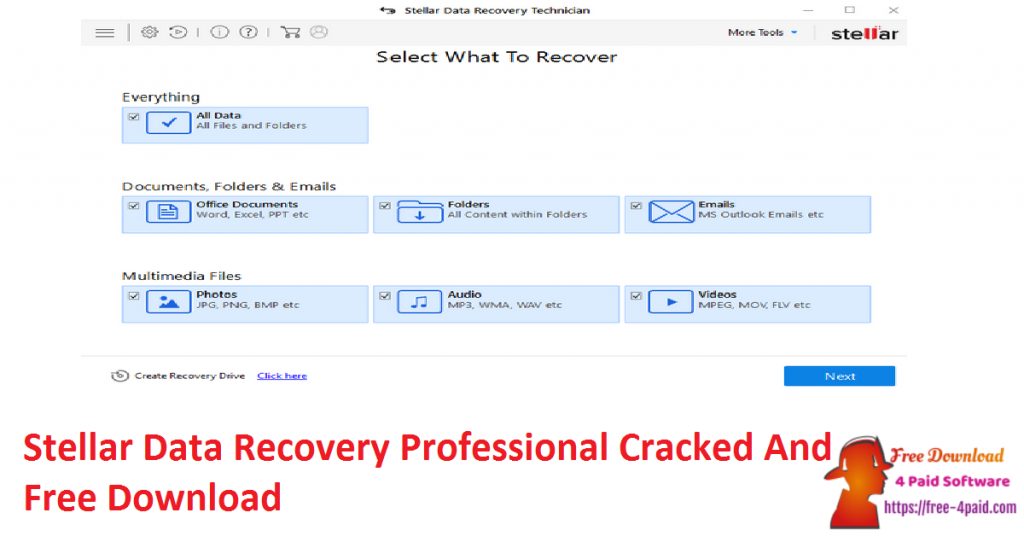 Stellar Data Recovery Professional Cracked And Free Download