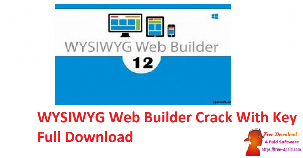 WYSIWYG Web Builder Crack With Key Full Download