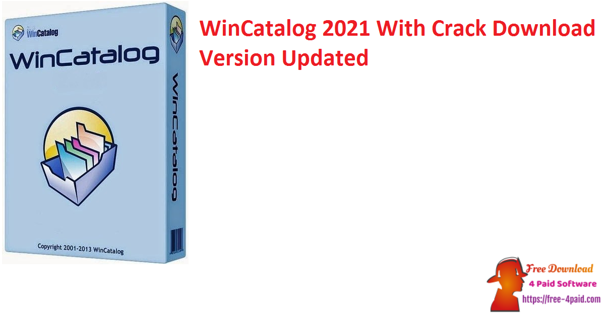 WinCatalog 2021 With Crack Download Version Updated