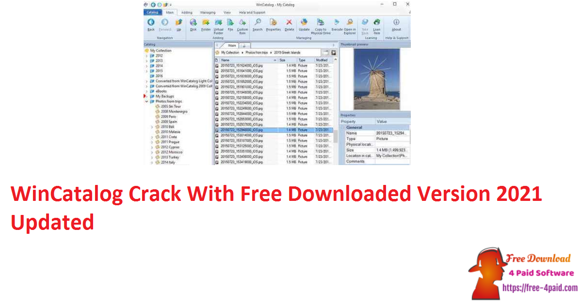 WinCatalog 2024.1.0.812 free downloads