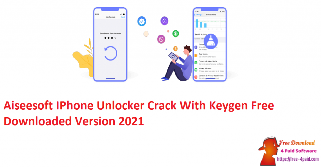 Aiseesoft IPhone Unlocker Crack With Keygen Free Downloaded Version 2021