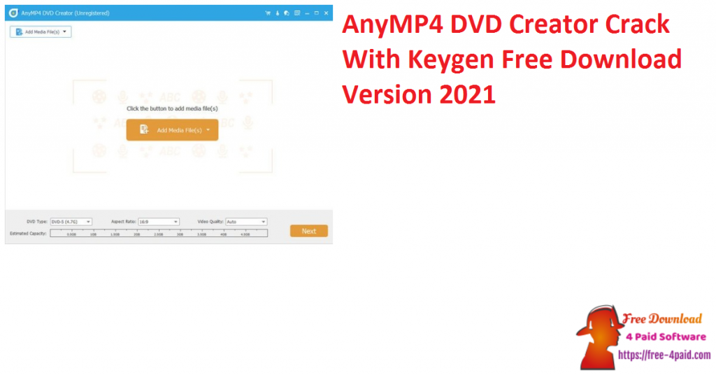 AnyMP4 DVD Creator Crack With Keygen Free Download Version 2021