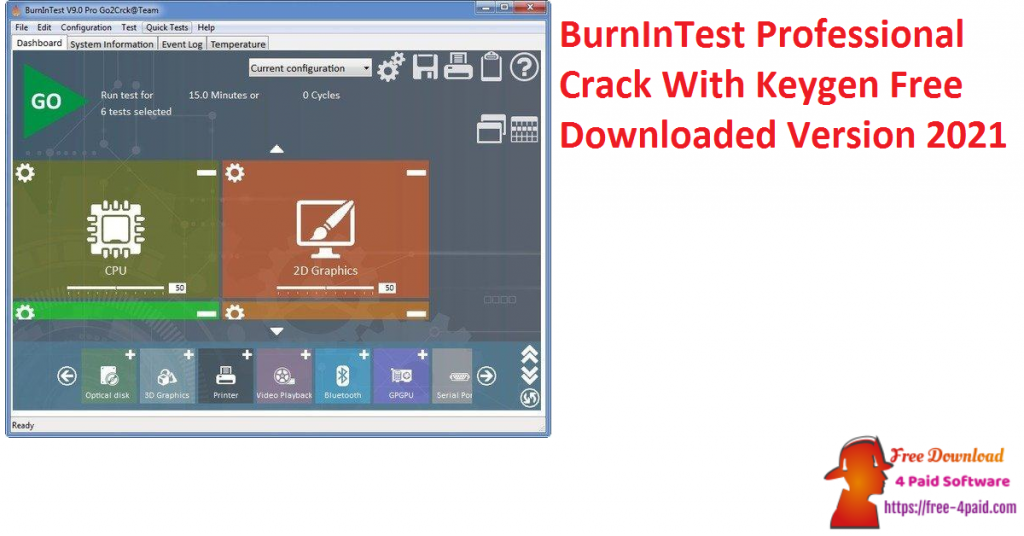 BurnInTest Professional Crack With Keygen Free Downloaded Version 2021