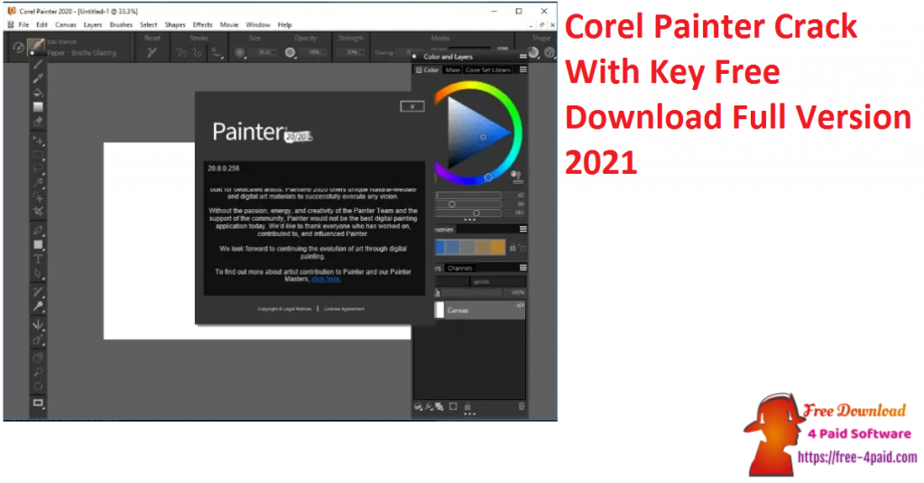 Corel Painter Crack With Key Free Download Full Version 2021