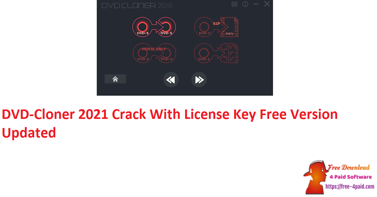 DVD-Cloner 2021 Crack With License Key Free Version Updated