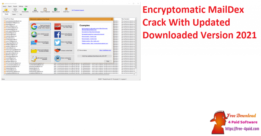 Encryptomatic MailDex Crack With Updated Downloaded Version 2021
